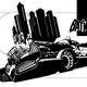 Illustration for article titled DeLoreans, Light Cycles and Landspeeders: Gorgeous Fan Art of Science Fictions Coolest Rides